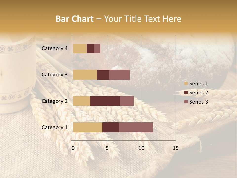 Toaster Wooden Thread PowerPoint Template