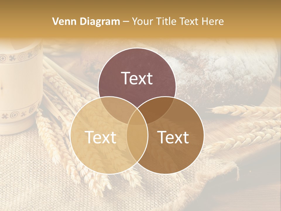 Toaster Wooden Thread PowerPoint Template