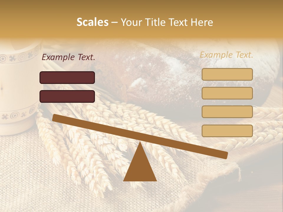 Toaster Wooden Thread PowerPoint Template