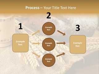 Toaster Wooden Thread PowerPoint Template