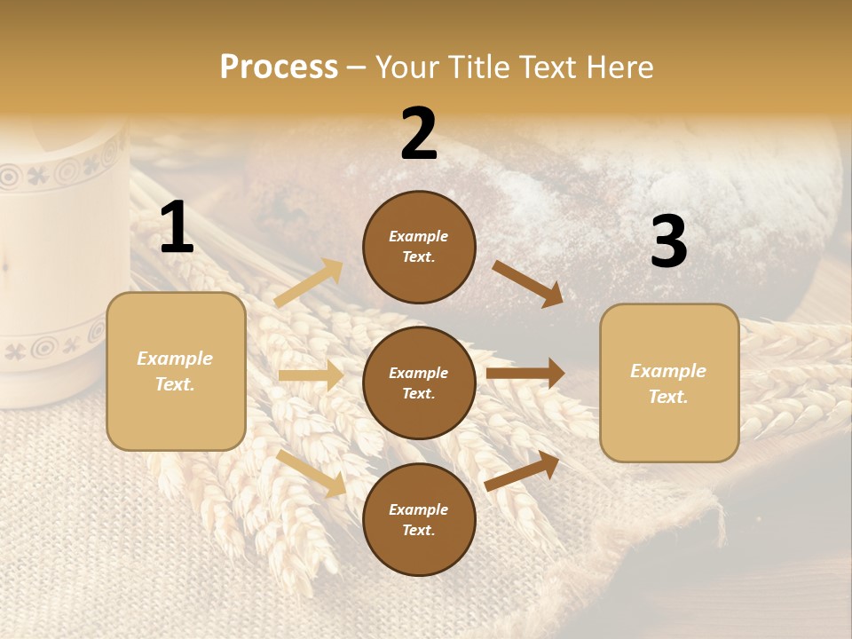 Toaster Wooden Thread PowerPoint Template