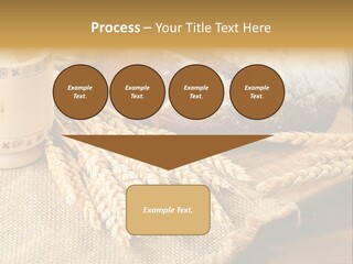 Toaster Wooden Thread PowerPoint Template