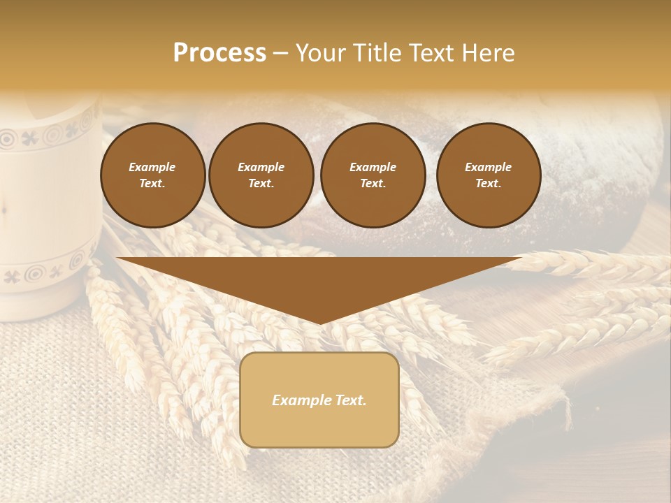 Toaster Wooden Thread PowerPoint Template