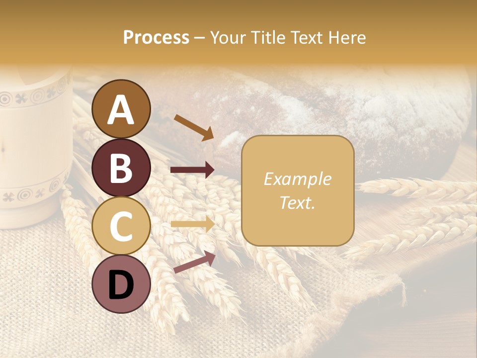 Toaster Wooden Thread PowerPoint Template