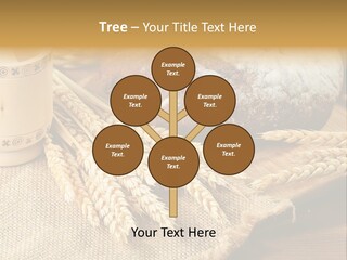 Toaster Wooden Thread PowerPoint Template