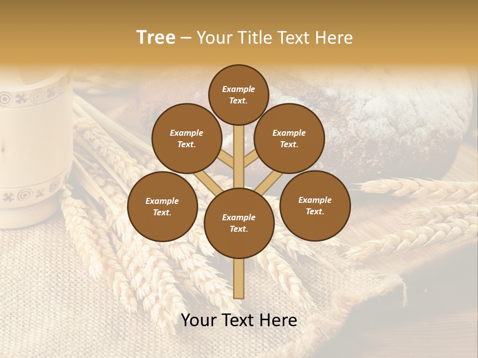 Toaster Wooden Thread PowerPoint Template