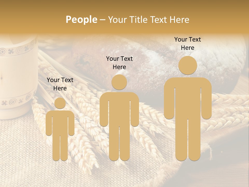 Toaster Wooden Thread PowerPoint Template