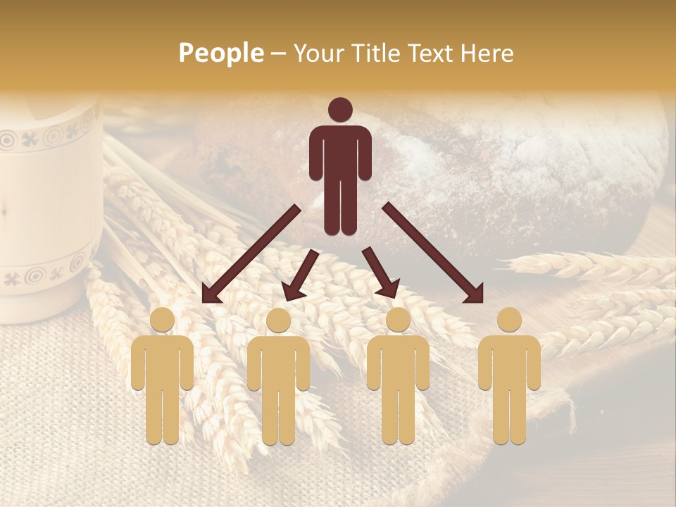 Toaster Wooden Thread PowerPoint Template