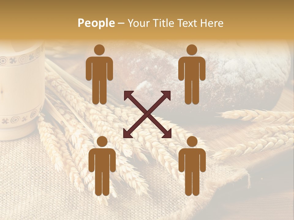 Toaster Wooden Thread PowerPoint Template