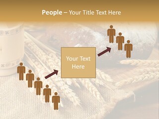 Toaster Wooden Thread PowerPoint Template