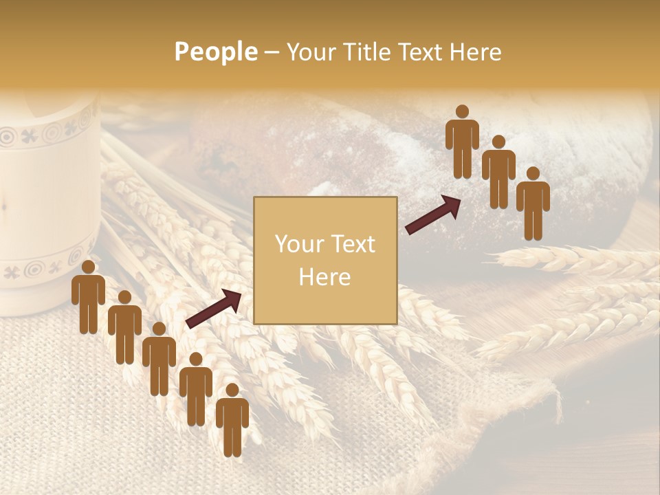 Toaster Wooden Thread PowerPoint Template