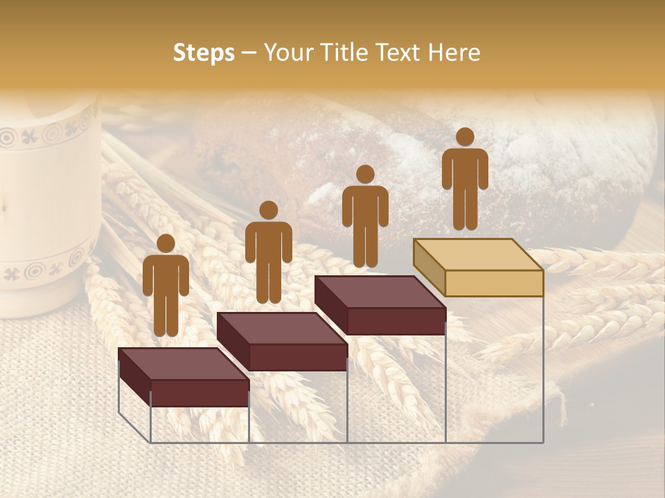 Toaster Wooden Thread PowerPoint Template