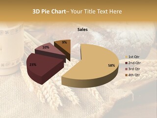 Toaster Wooden Thread PowerPoint Template