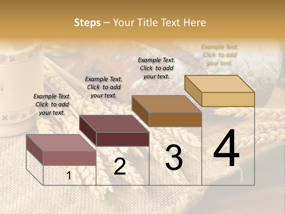 Toaster Wooden Thread PowerPoint Template
