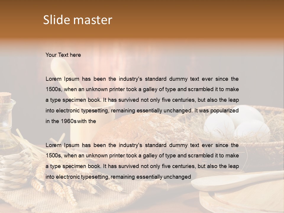 Rural Corn Round PowerPoint Template