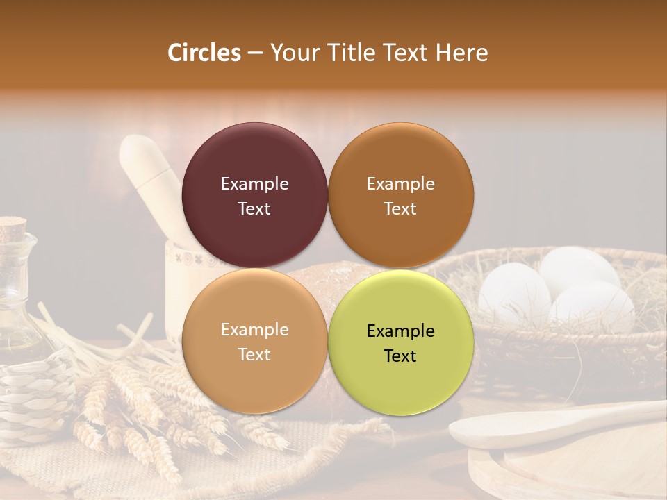 Rural Corn Round PowerPoint Template