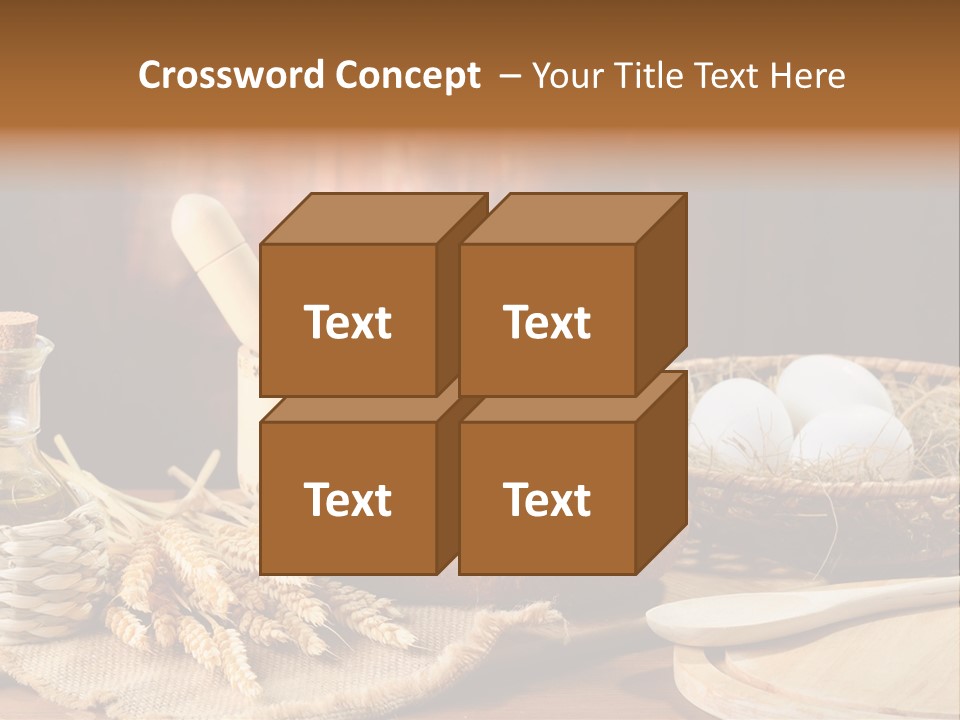 Rural Corn Round PowerPoint Template