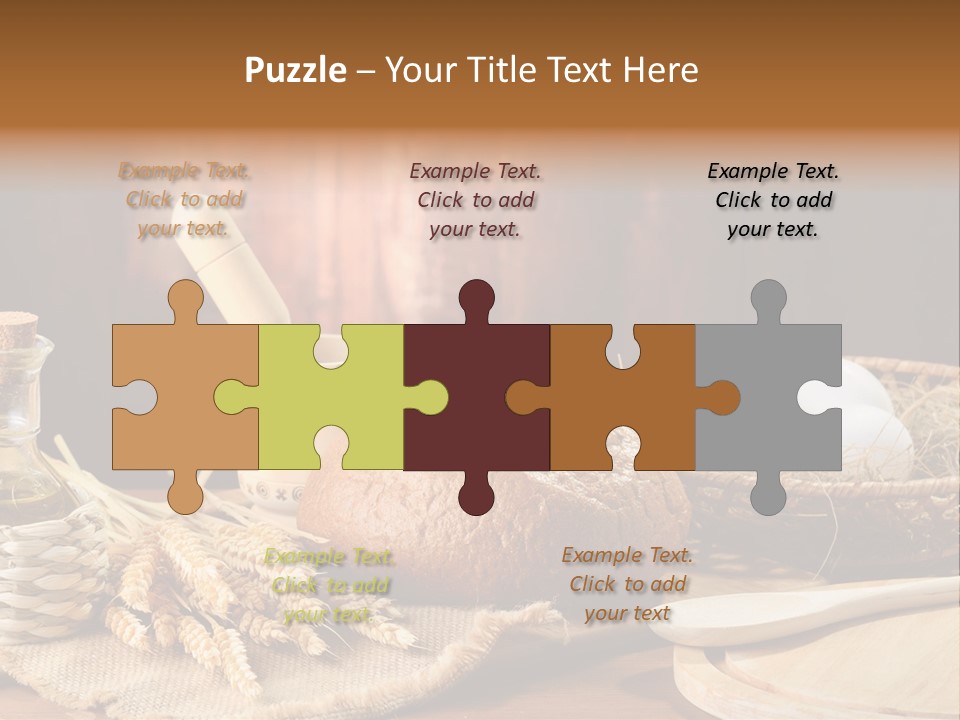 Rural Corn Round PowerPoint Template