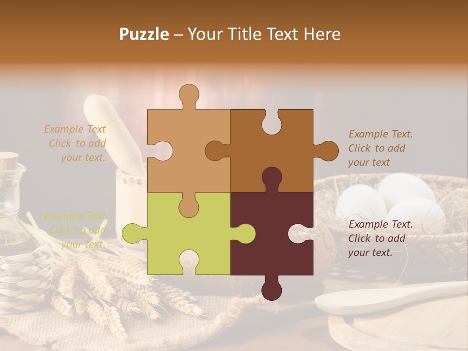 Rural Corn Round PowerPoint Template