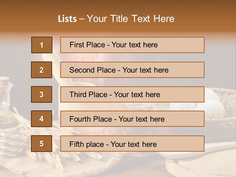 Rural Corn Round PowerPoint Template