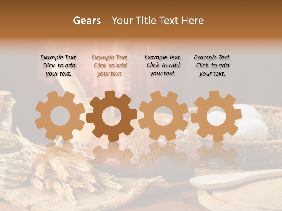 Rural Corn Round PowerPoint Template