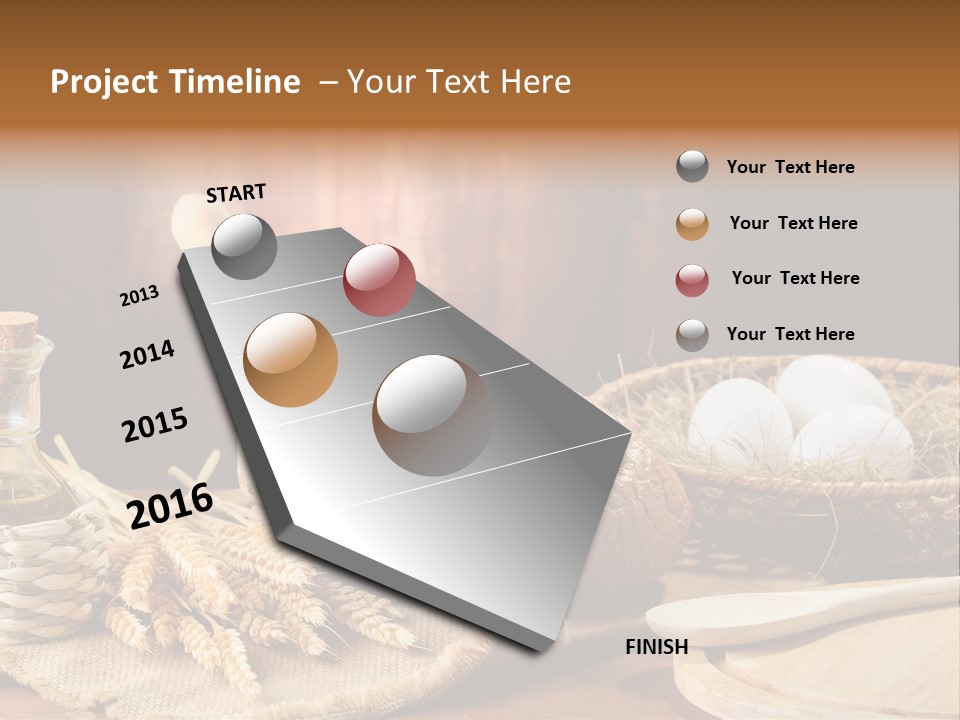 Rural Corn Round PowerPoint Template