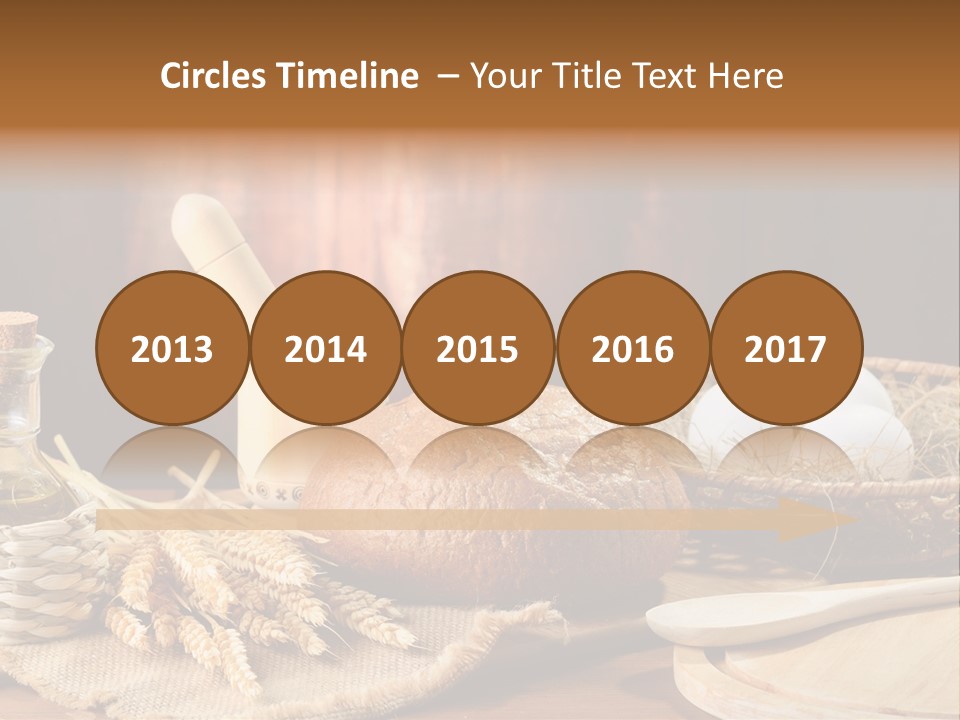 Rural Corn Round PowerPoint Template