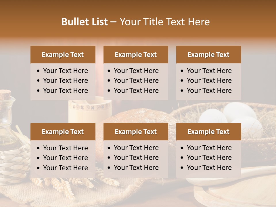 Rural Corn Round PowerPoint Template