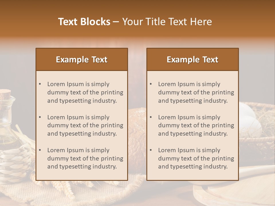 Rural Corn Round PowerPoint Template