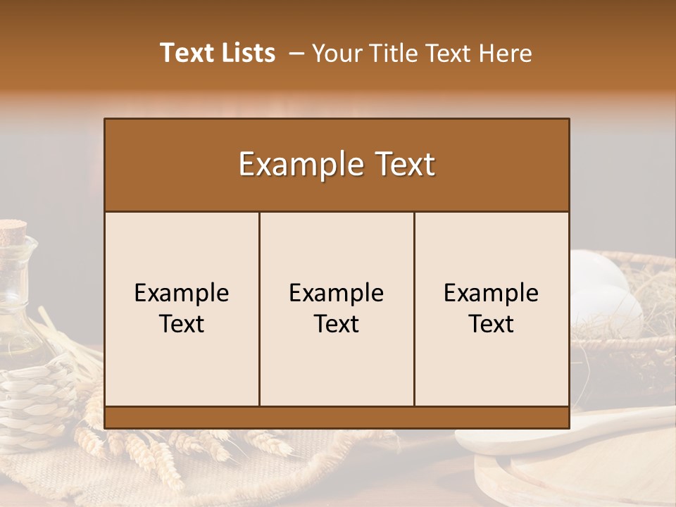 Rural Corn Round PowerPoint Template