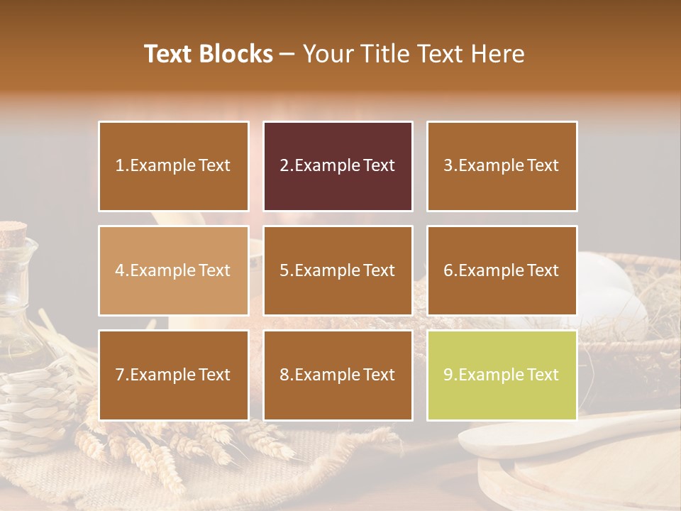 Rural Corn Round PowerPoint Template