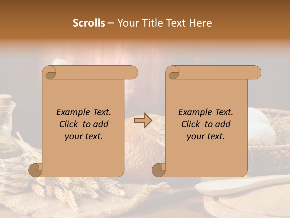 Rural Corn Round PowerPoint Template