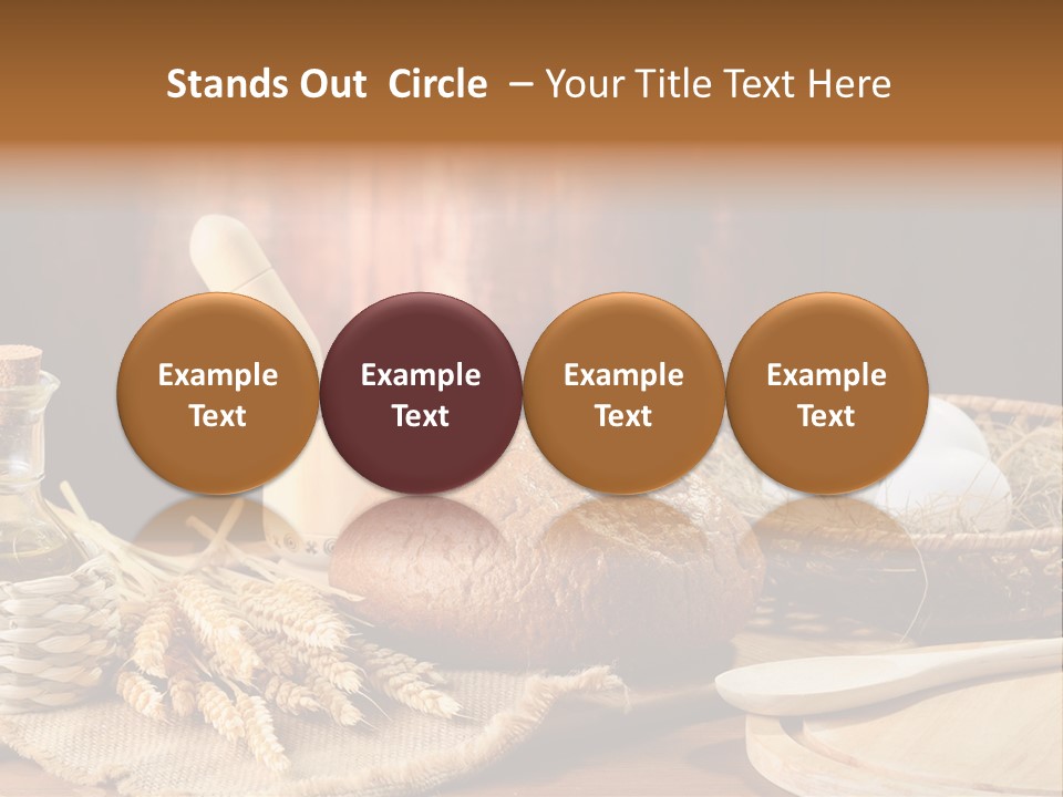 Rural Corn Round PowerPoint Template