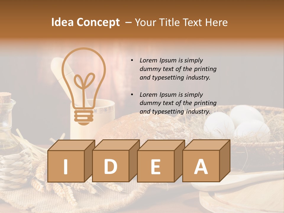 Rural Corn Round PowerPoint Template