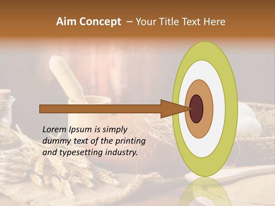 Rural Corn Round PowerPoint Template