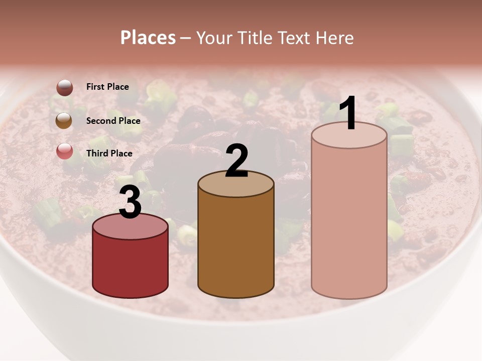 Vegan Meat Chilli Beans PowerPoint Template