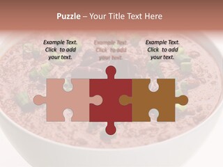 Vegan Meat Chilli Beans PowerPoint Template