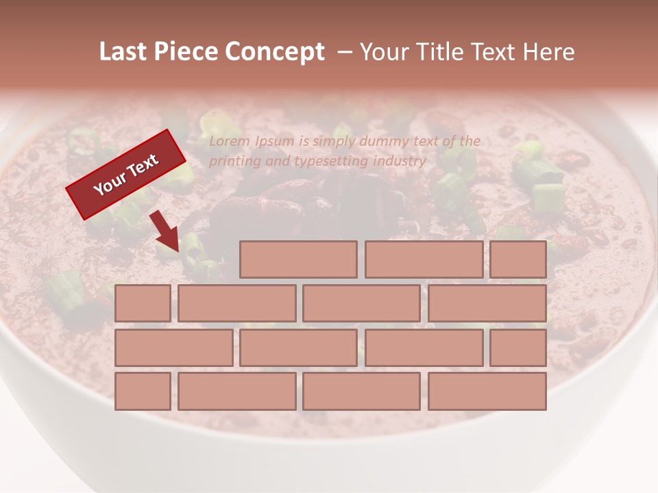 Vegan Meat Chilli Beans PowerPoint Template