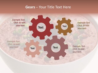 Vegan Meat Chilli Beans PowerPoint Template