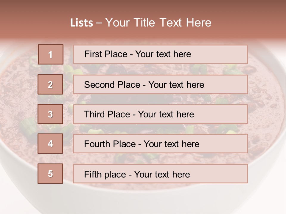 Vegan Meat Chilli Beans PowerPoint Template