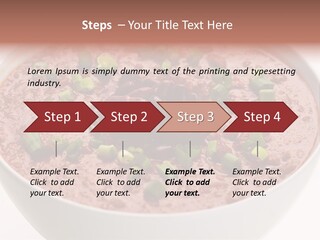 Vegan Meat Chilli Beans PowerPoint Template