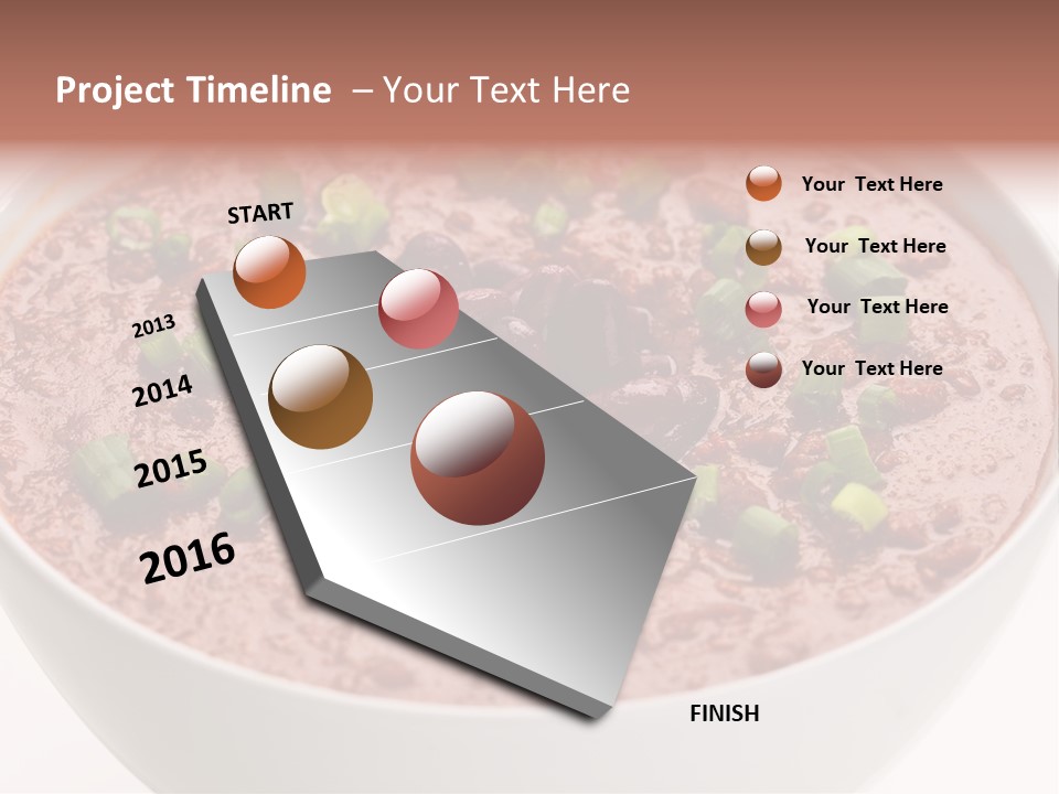 Vegan Meat Chilli Beans PowerPoint Template