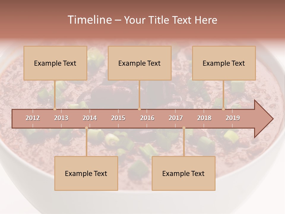 Vegan Meat Chilli Beans PowerPoint Template