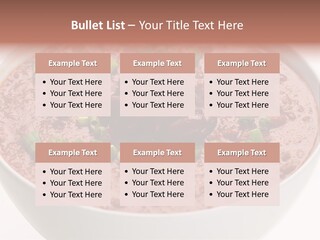 Vegan Meat Chilli Beans PowerPoint Template