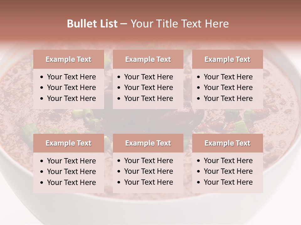 Vegan Meat Chilli Beans PowerPoint Template