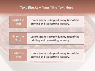 Vegan Meat Chilli Beans PowerPoint Template