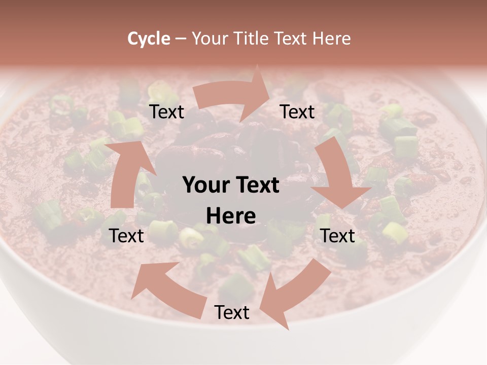 Vegan Meat Chilli Beans PowerPoint Template