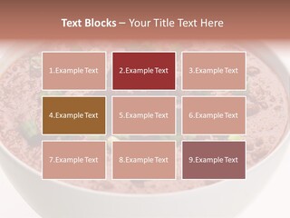 Vegan Meat Chilli Beans PowerPoint Template