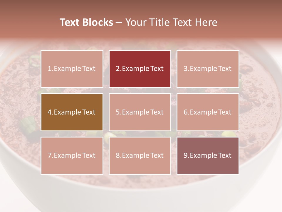 Vegan Meat Chilli Beans PowerPoint Template