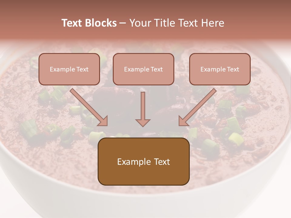 Vegan Meat Chilli Beans PowerPoint Template